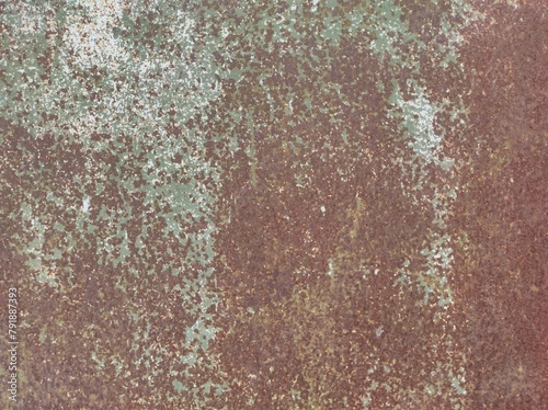 Rusty old metal texture. Abstract art picture. © Andrii