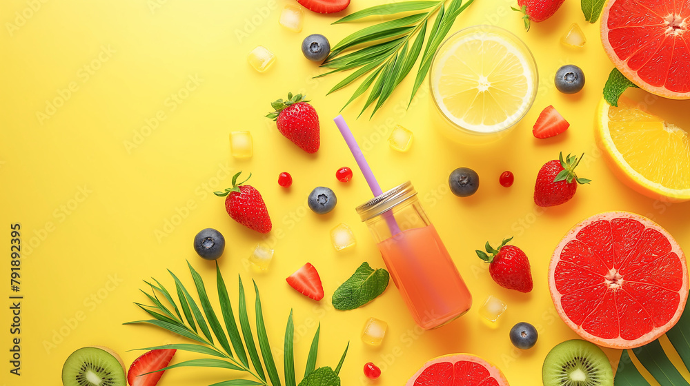 background with fruits background with fruits