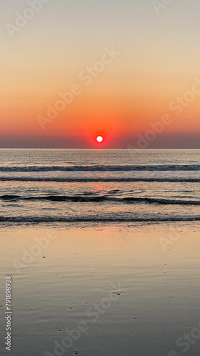 Sunrise over American Beach on Amelia Island Florida