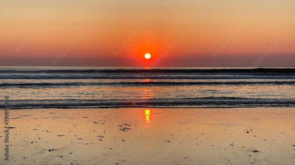 Sunrise over American Beach on Amelia Island Florida
