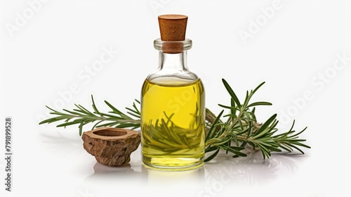 olive oil and herbs