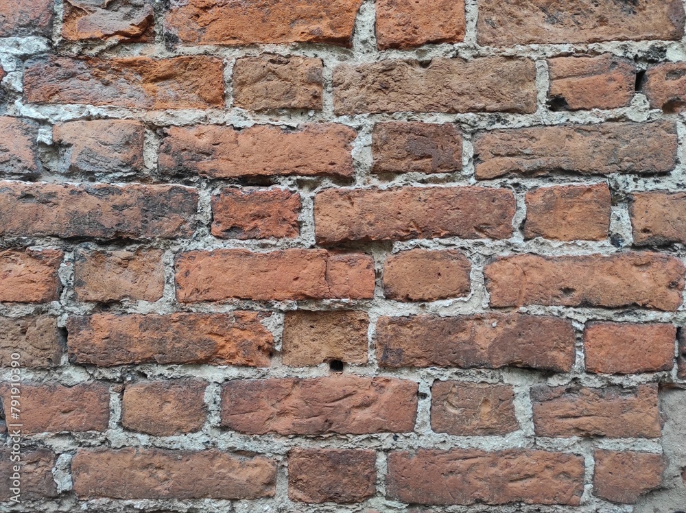 Old brick texture. blanks for design. Cracked brick Old brick texture. blanks for design. Cracked brick