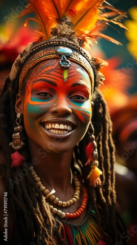 This visual narrative portrays a vibrant tribal festival in Africa. © Tatiana
