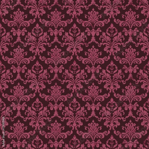 Rich Maroon, fabric pattern, seamless, vintage summer dress craft, textile, fashion, background