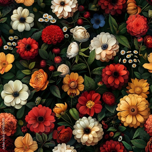 Detailed and Realistic Floral Artwork