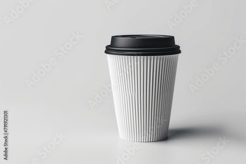 Sleek Coffee Mug Isolated on White