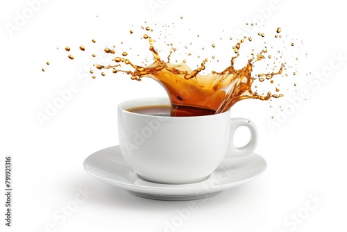Refreshing Morning Brew: Coffee Splash