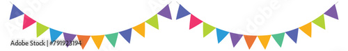 Free Download Cinco de Mayo celebration  colored flags, garlands, bunting. Flat style, isolated on white background. Vector illustration. eps 10 - GFXLoad