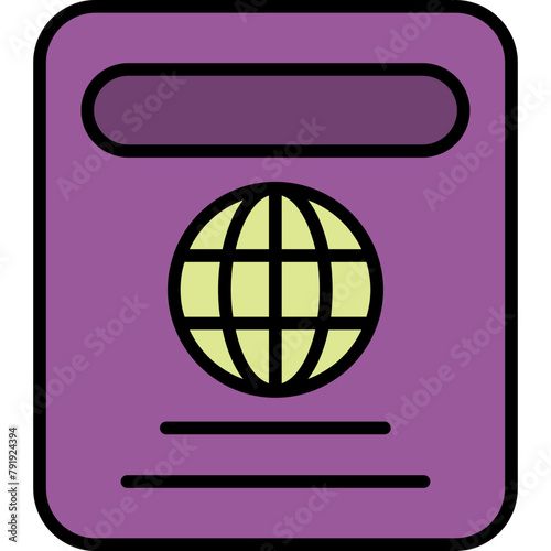 Passport Control Icon