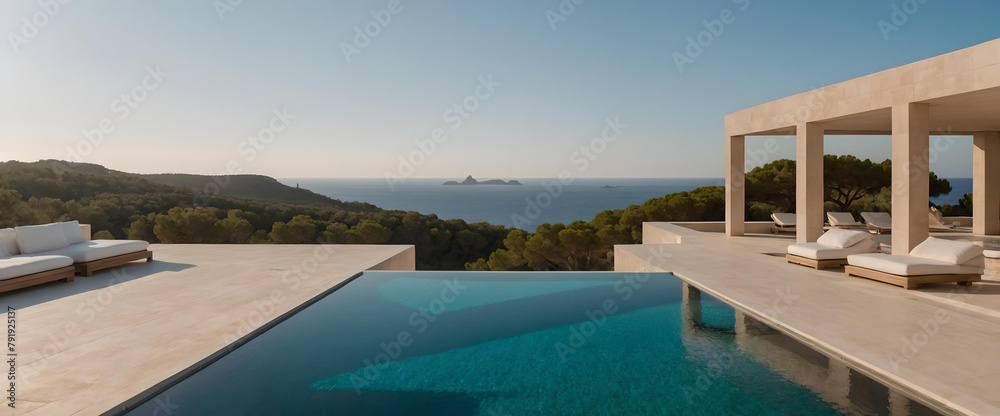 Luxury Mansion. Ibiza. Spain. Visualized through real sources.