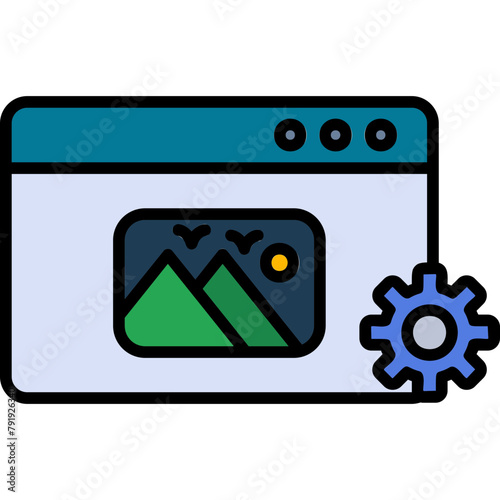 Content Management System Icon