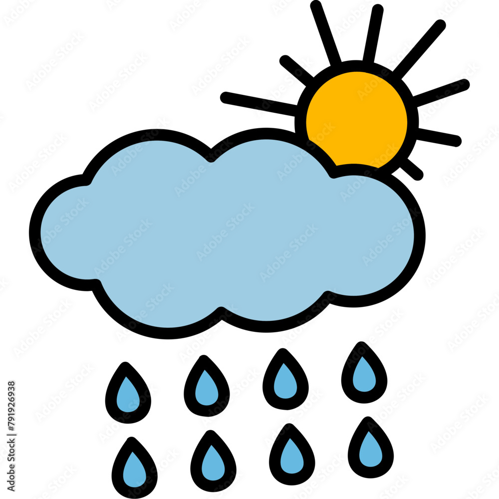 Rainy Icon Rainy Icon