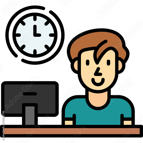 Hard Work Icon