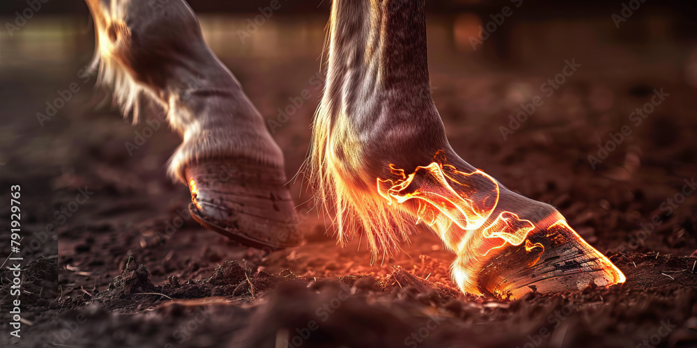 Equine Navicular Syndrome The Heel Pain and Lameness Picture a horse