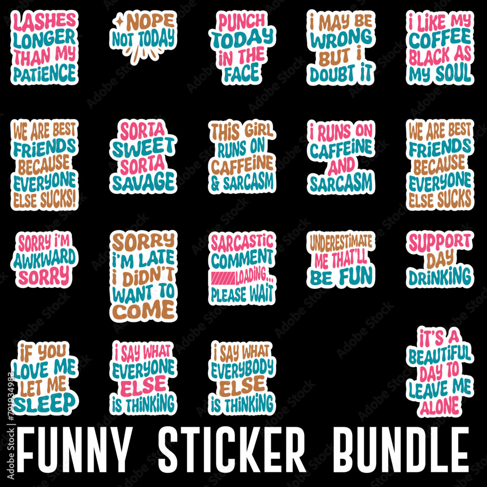 Funny Sticker Bundle