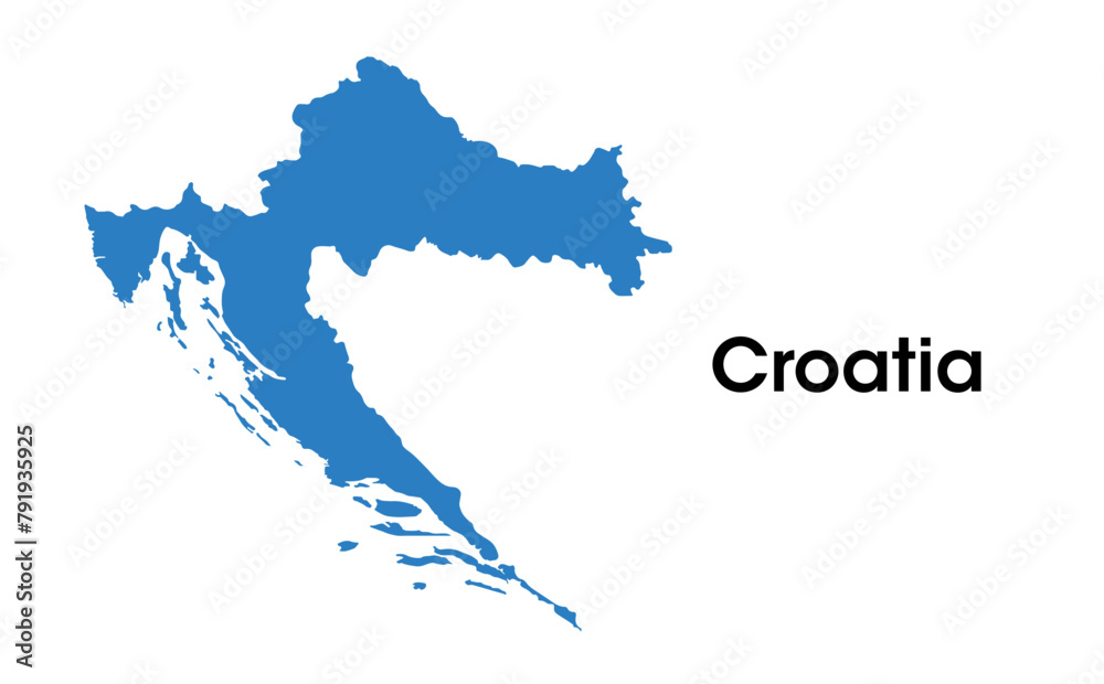 croatia map