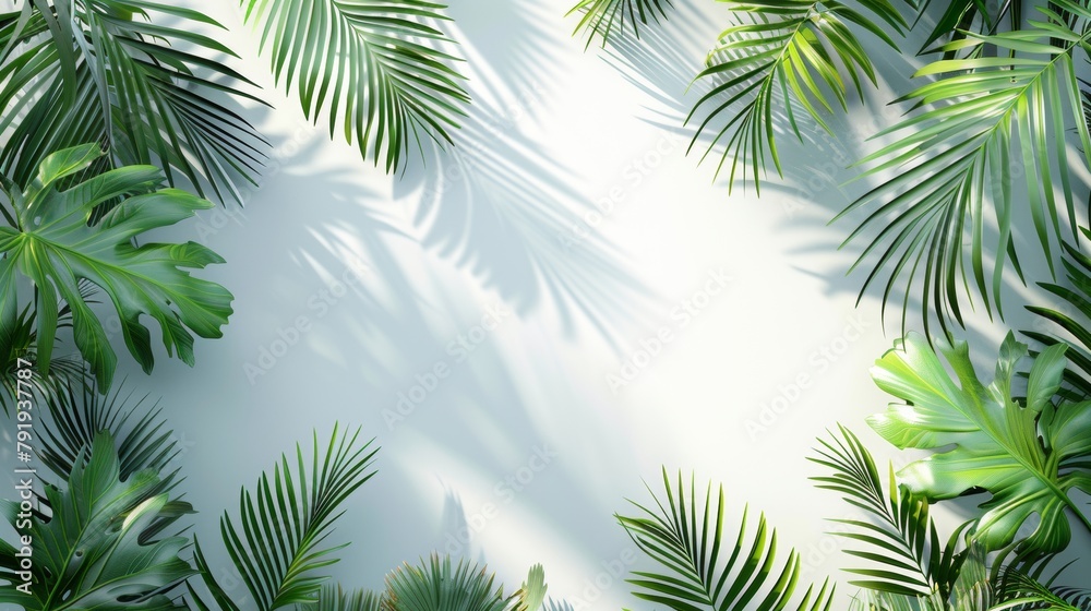 A large green leafy plant with a white background