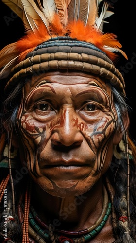 The portraits of indigenous tribes in the Amazon rainforest capture intimate moments that convey a deep emotional connection to their heritage. The images reveal the pride, resilience, and unique cult