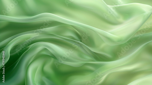 green silk background