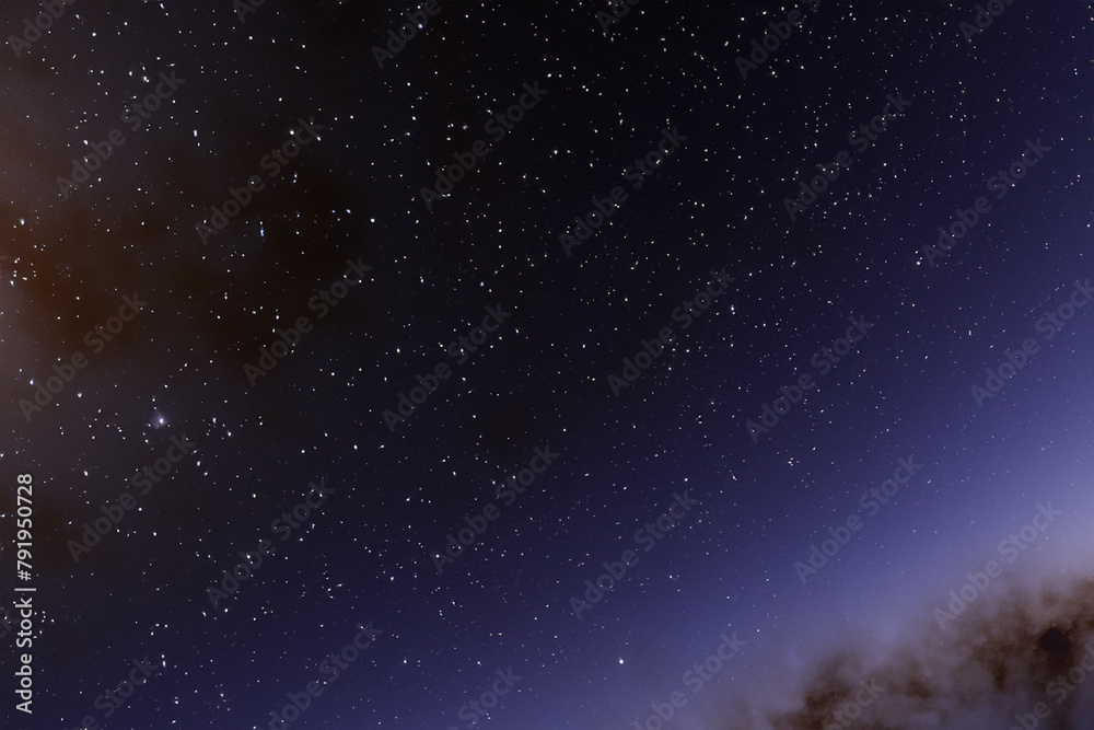 Fototapeta premium Space galaxy background. Stars and comets in space. Background.