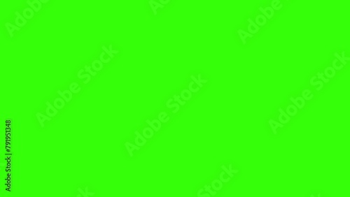 blue, yellow, red, green Confetti explosion on green screen