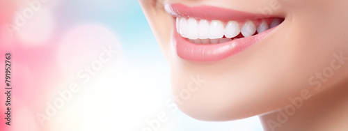 dentist with a smile on her lips  in the style of motion blur panorama   reated with Generative Ai