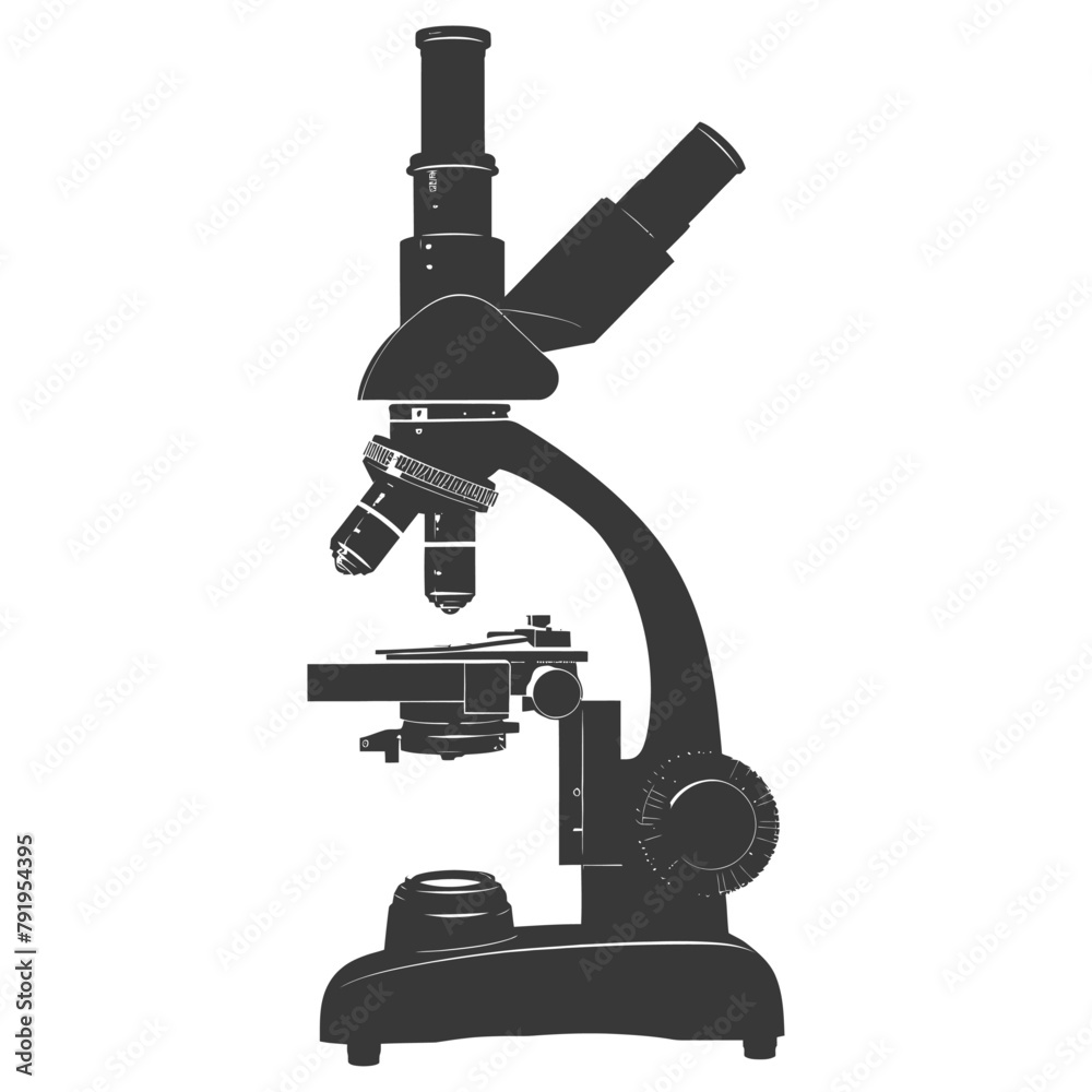 Silhouette microscope black color only Silhouette microscope black color only