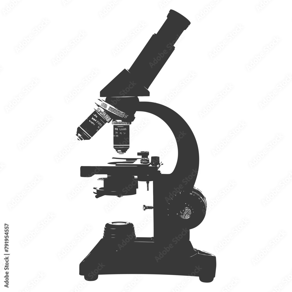 Silhouette microscope black color only Silhouette microscope black color only