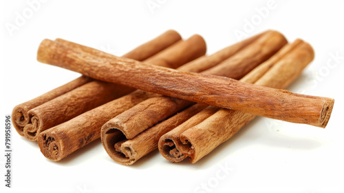 Delicious cinnamon sticks cut out