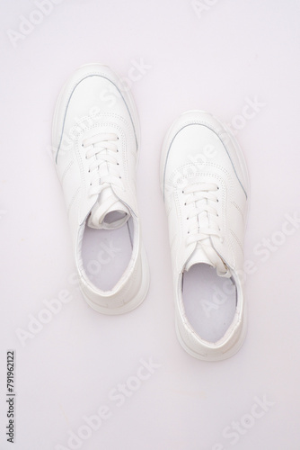 Wallpaper Mural  Sports shoes: white sneakers for men and women Torontodigital.ca