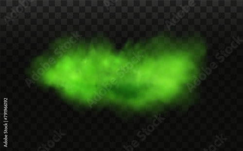 Green stink bad smell, smoke or poison gases,chemical toxic vapour.