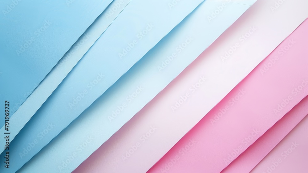 Obraz premium Pastel Geometric Paper Texture Background Generative AI
