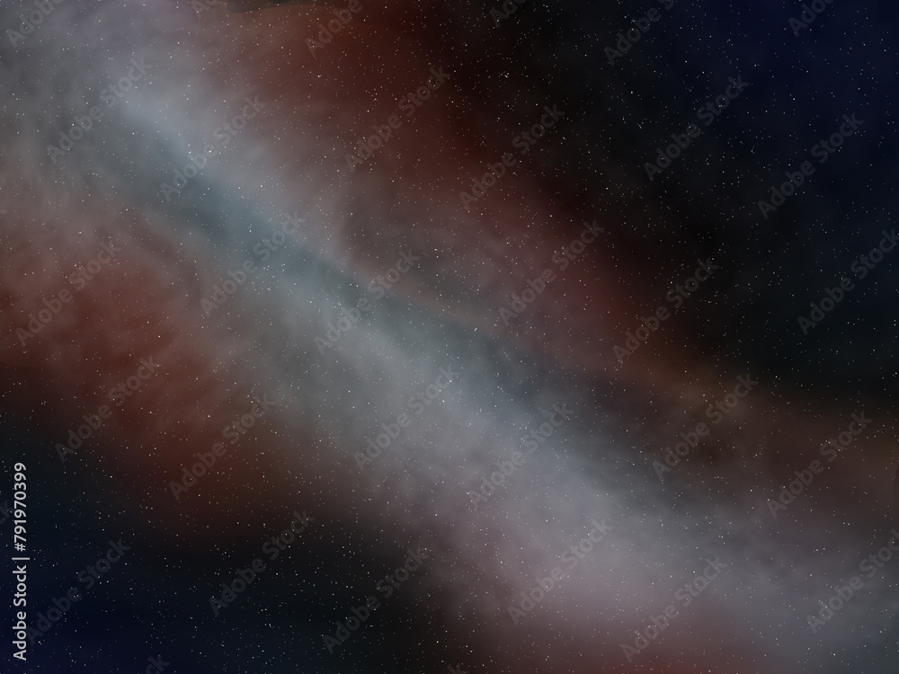 Fototapeta premium Dark Night Cosmic Sky Digital 3D Universe Galaxy Background for Wallpaper, Invitations, Posters, Branding