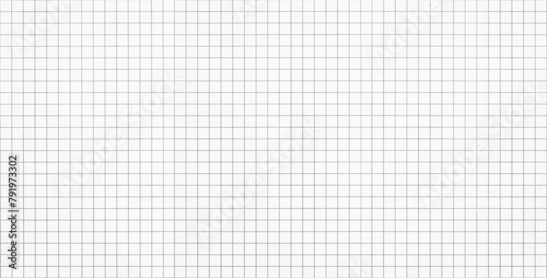 White grid paper texture for banner background