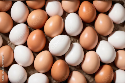 Huevos de gallina orgánicos photo