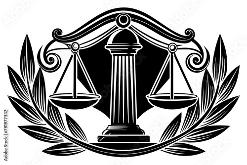 Law Day vector design white background