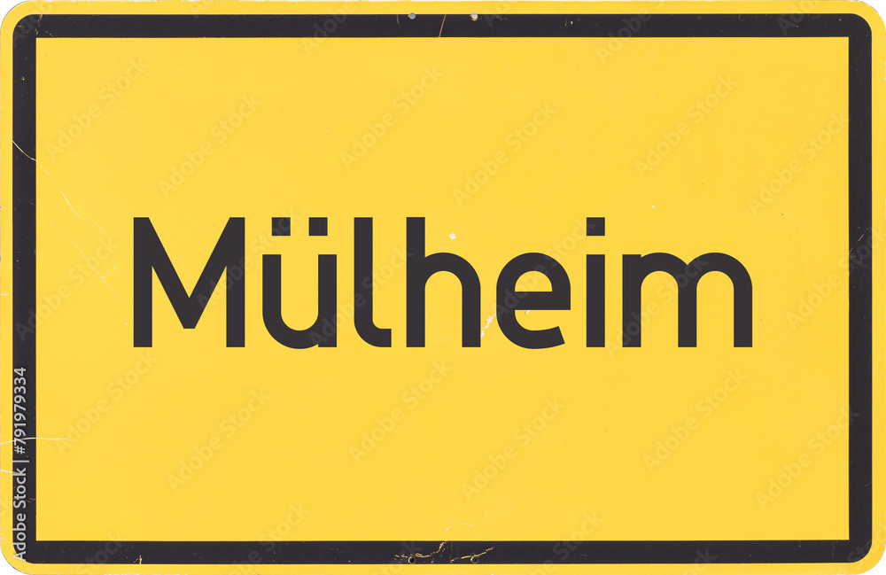 Ortsschild Mülheim