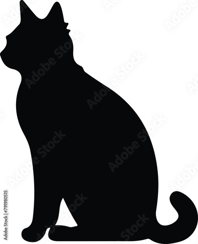 Manx Cat silhouette