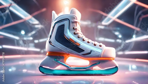 Concept art of a fantastic futuristic skate