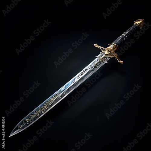 sword on black