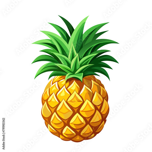 Summer fruits for healthy lifestyle. Pineapple fruit