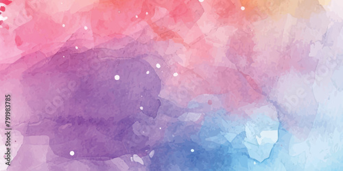 abstract watercolor background with paint splashes