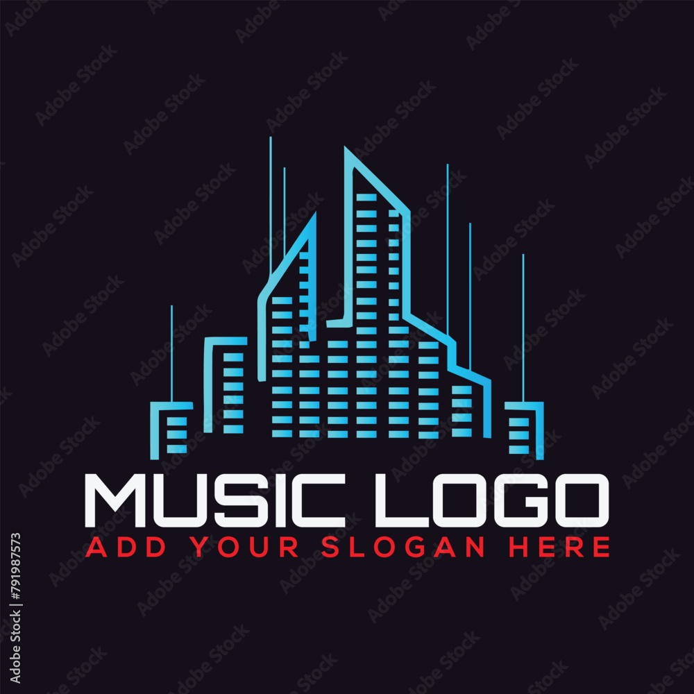 musical entertainment logo design vector musical entertainment logo design vector