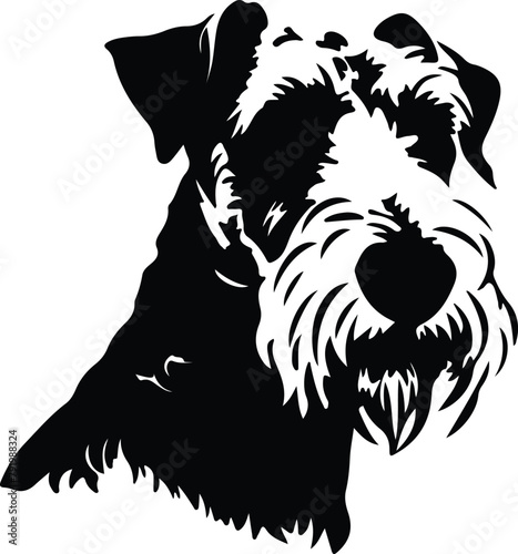 Airedale Terrier silhouette