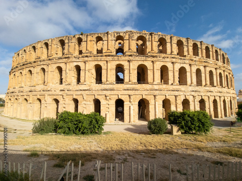 The Amphitheatre of El Jem modern-day city of El Djem, Tunisia, formerly Thysdrus	