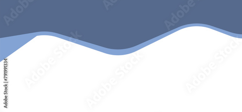 Separator header for App Website, Banners or Posters. Abstract Design Element for Top. Template curve lines.