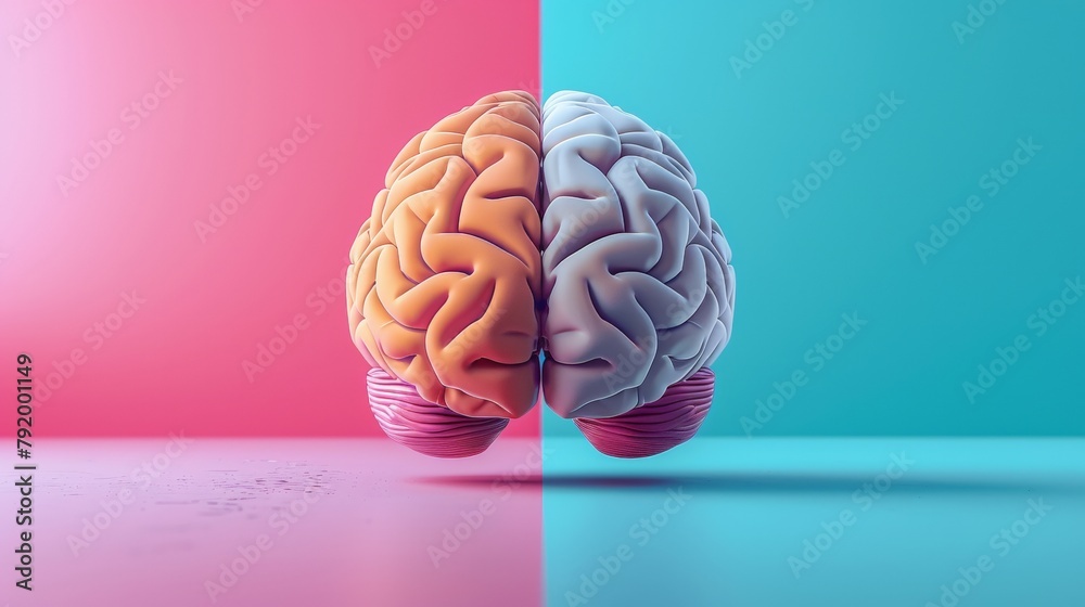 Human brain, abstract concept Human brain, abstract concept