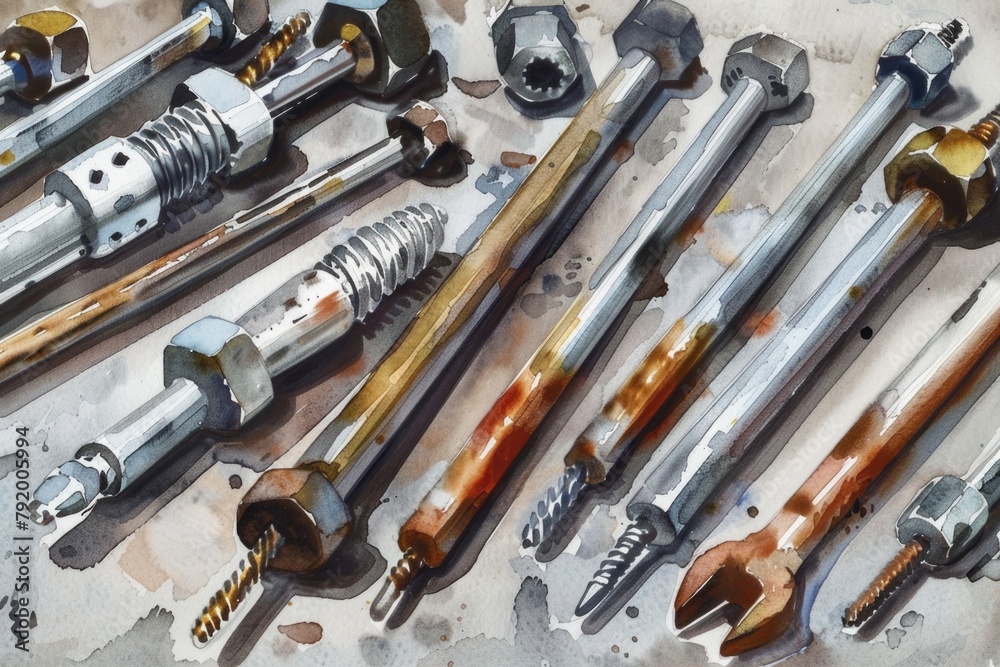 Assorted screws and bolts