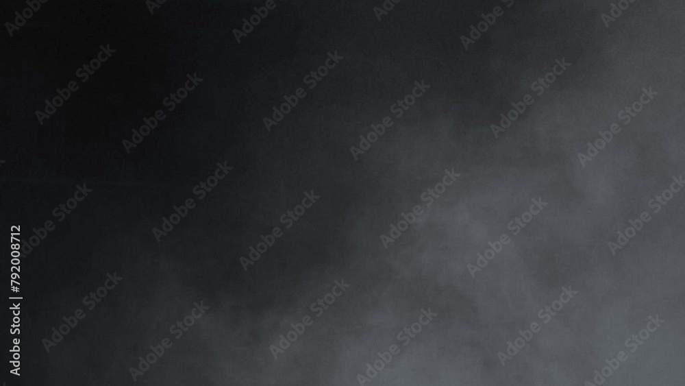 Abstract white smoke in slow motion. Smoke, Cloud of cold fog in light spot background. Light, white, fog, cloud, black background, 4k, ice smoke cloud. Floating fog.	