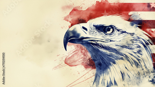 american bald eagle flag them background